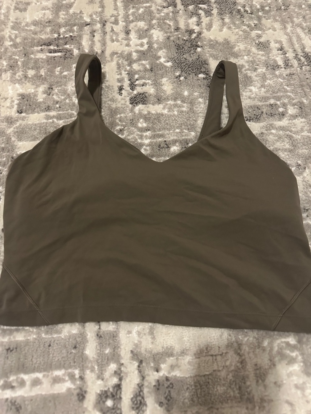 Grey/Olive Lululemon align tank size 12